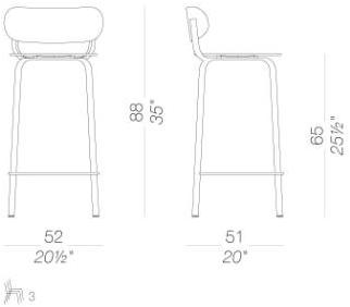 Lapalma Табурет металлический высокий штабелируемый Stil sun-id-1357409 - Вид №10