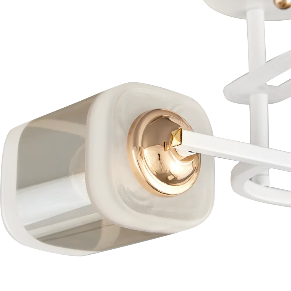 Потолочная люстра Jlight Kira 3137/2C E27 60 Вт, цвет белый/золото 83278755 STLM-2126009  - Вид №6