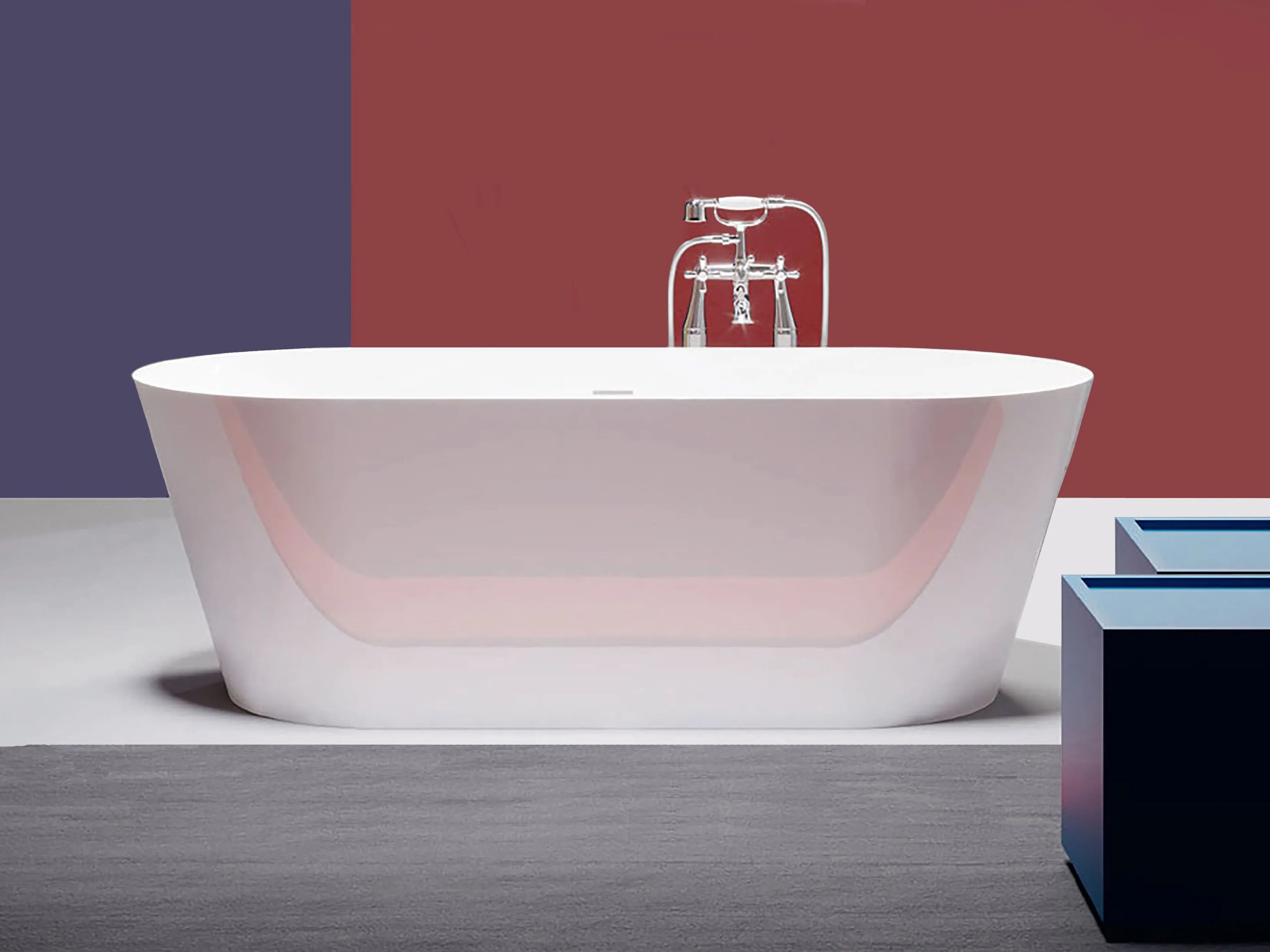 Акриловая овальная центральная ванна Olympia Ceramica трек ARCH-00082716 - Вид №4