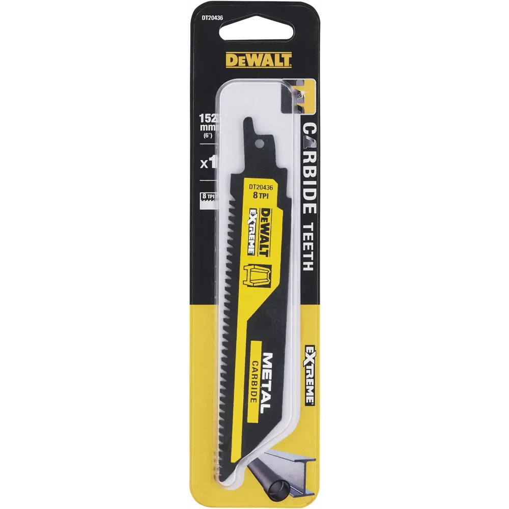 Полотно для сабельной пилы по металлу Dewalt DT20436-QZ 152 мм 89082177 STLM-2144975  - Вид №2