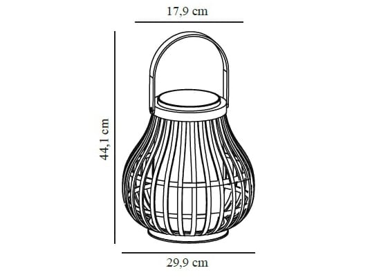 Бамбуковый торшер Nordlux LEO SOLAR ARCH-00058710 - Вид №3