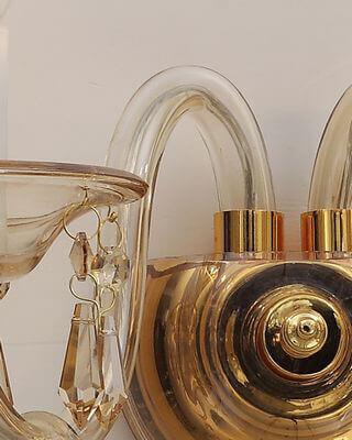 Бра настенное шампань Lumien Hall "Моррис" 2018/2W-CHGD LUMIEN HALL СВЕЧА 00-3931604 Бежевый  - Вид №3