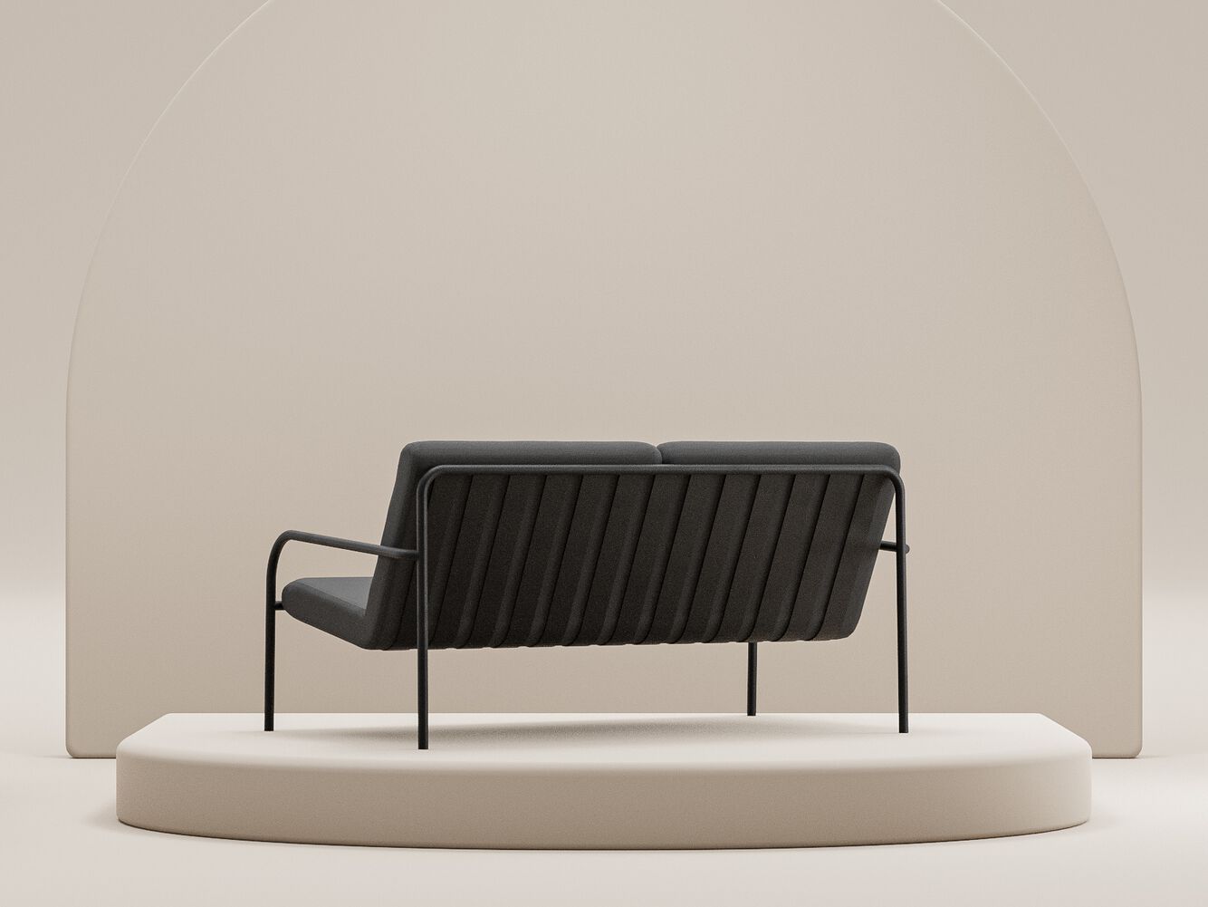 Стальной садовый диван с порошковым покрытием Metallbude CRUZ ARCH-00037484 - Вид №25