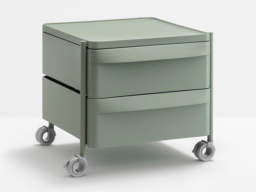 Pedrali Офисный ящик из полипропилена на колесиках Boxie sun-id-1359396 - Вид №1