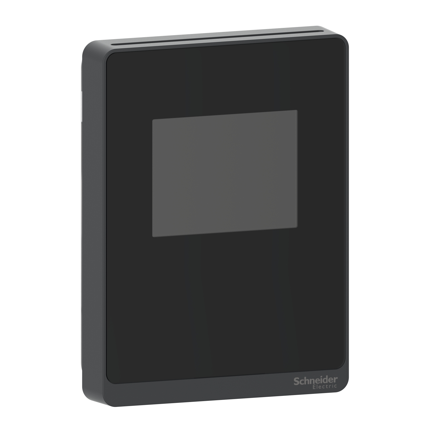 SLABTC2 "Датчик CO2 влажности температуры помещения с выходом 4-20мА/0-10В, сенсорным экраном, глянцевый черный, 24В" Schneider Electric SpaceLogic 