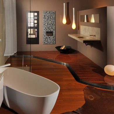 46060 Подвесная раковина настенная овальная Bagno Sasso  белая  - Вид №1