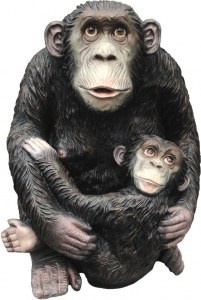 10957 ОБЕЗЬЯНКИ, скульптура из бетона LAB.Space  - Вид №2