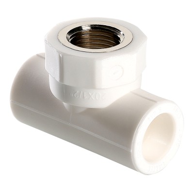 VTp.732.0.02004 Фитинг полипропиленовый – тройник с переходом на внутреннюю резьбу Valtec 20 мм х 1/2" 