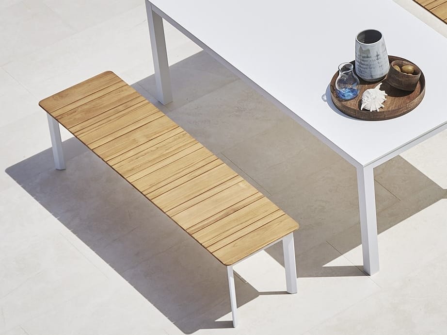 Алюминиевая садовая скамейка с порошковым покрытием Varaschin ARCH-00122838 - Вид №3