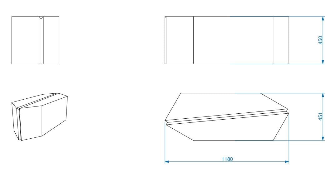 Модульная скамья из пены QM без спинки Quinze & Milan LEAF ARCH-00120653 - Вид №7