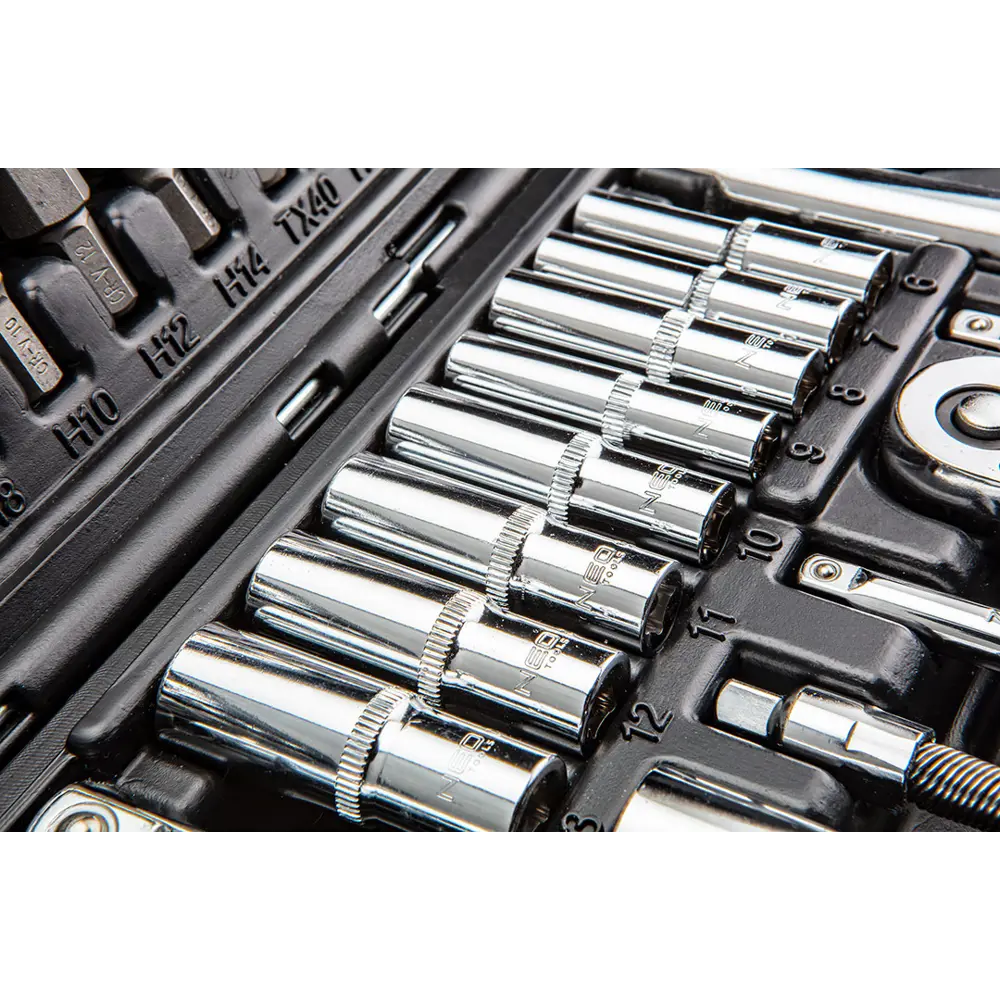Набор торцевых головок Neo 111 предметов, 1/2”, 1/4” Neò STLM-2086967 - Вид №5