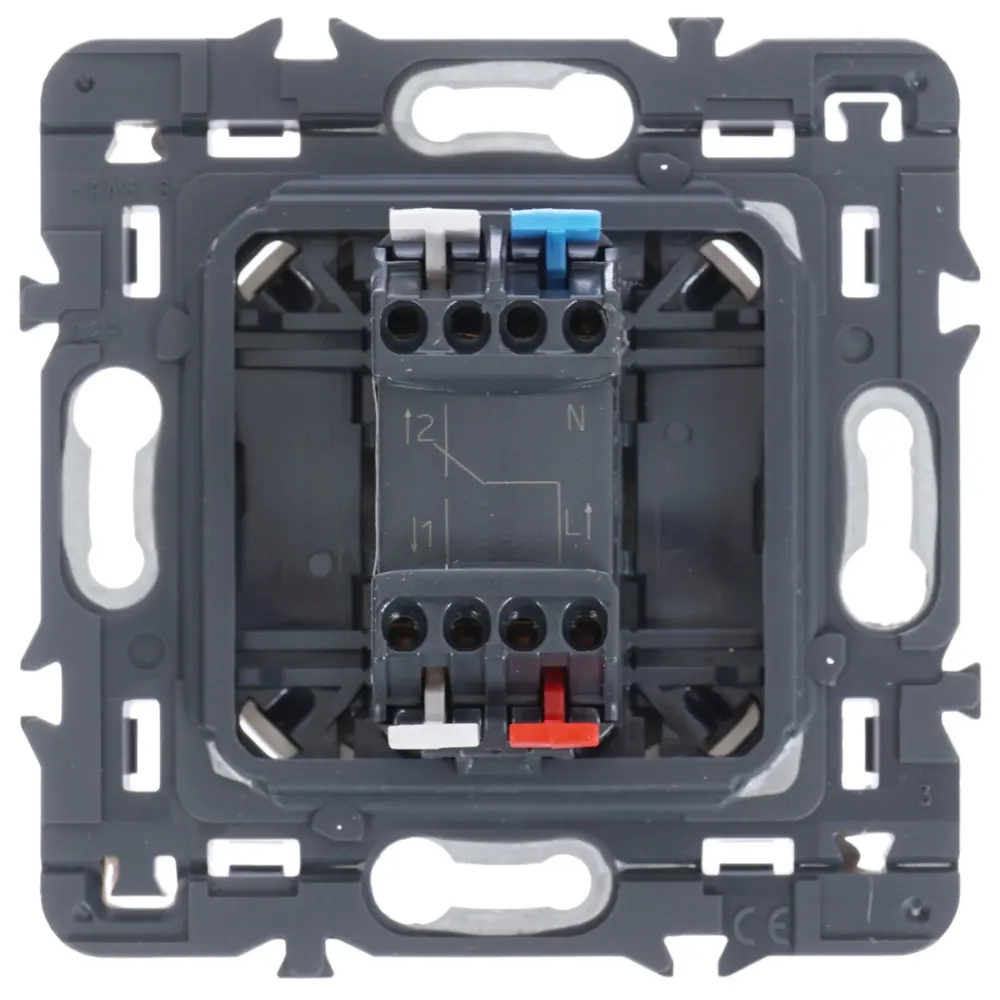 Выключатель проходной Legrand Celiane, 1 клавиша, с подсветкой, цвет бежевый STLM-2189042 - Вид №3