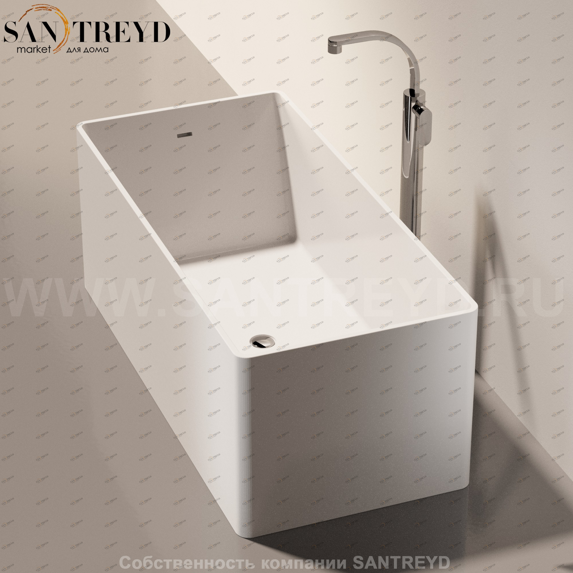 Flaminia WASH Ванна свободностоящая 150 см белая MW150.9016 Ceramica Flaminia MW1509016