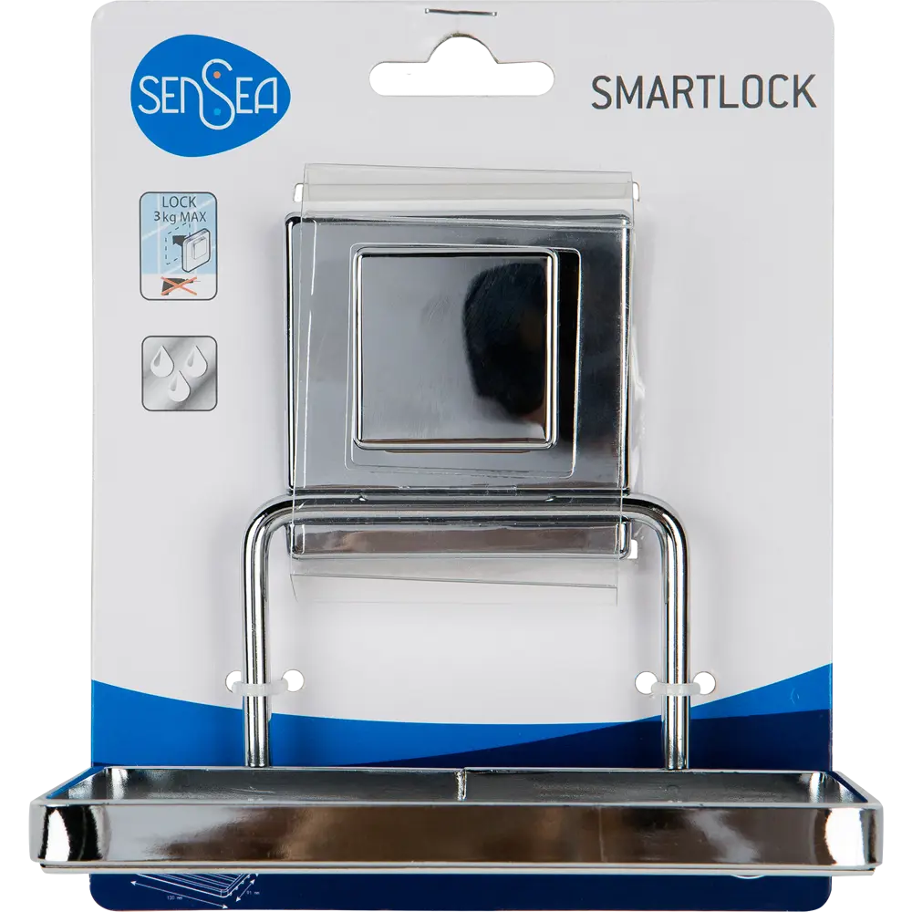 Мыльница подвесная на присоске Sensea «Smart Lock», цвет хром 15308366 STLM-2021941 - Вид №4