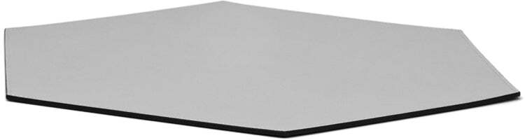 Шестиугольная подставка для столовых приборов - 40x35 см / зернистая кожа_earth