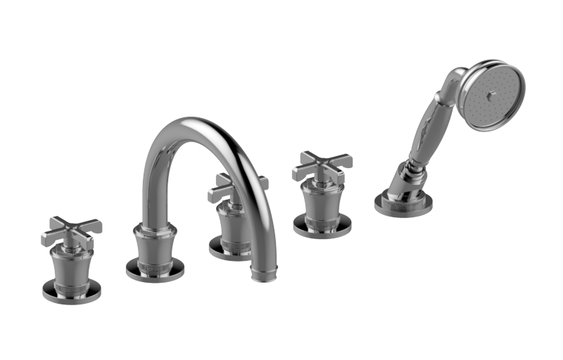 E-11653-C20B Смеситель для ванной с душевым комплектом GRAFF Vignola