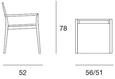Pacini & Cappellini Мягкое кресло из массива дерева  5448.1  - Вид №1