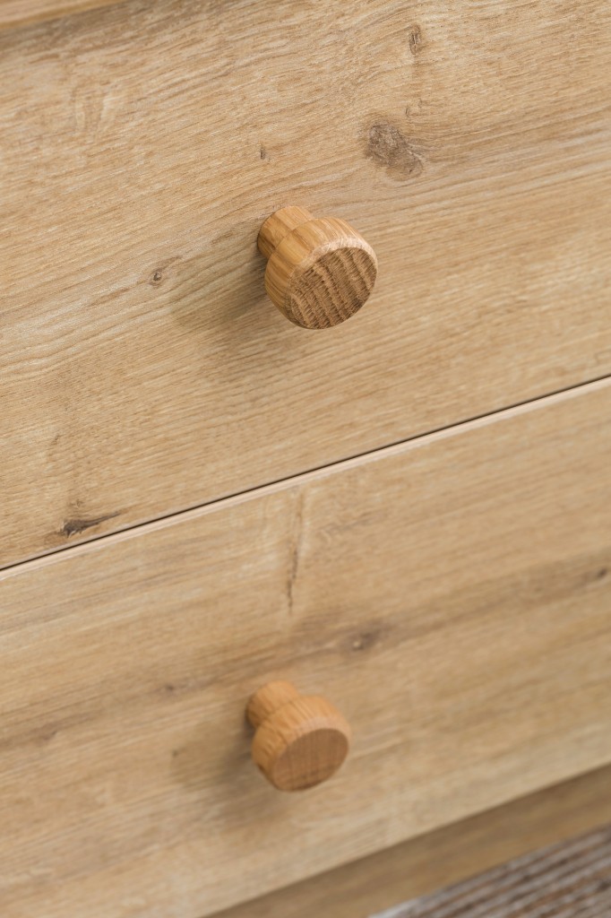 Прикроватная тумбочка узкая с 2 ящиками орех Mocha CILEK MOCHA 00-3832590 Бежевый Santreyd  - Вид №2