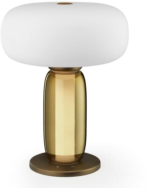 GHIDINI1961 Настольная лампа из латуни и сатинированного стекла sun-id-1410761 - Вид №3