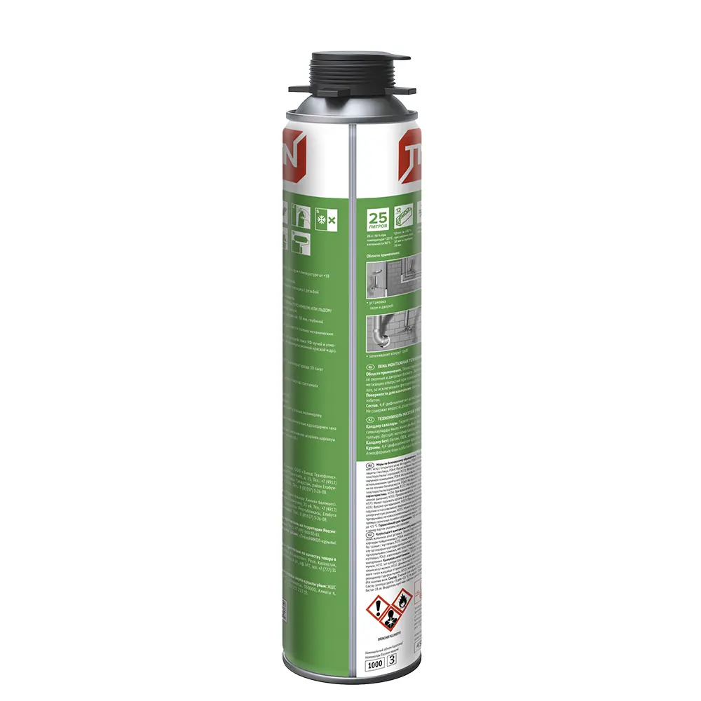 Монтажная пена ТЕХНОНИКОЛЬ Master Profi 30 для профессионального применения 86939339 STLM-0072628 - Вид №2