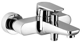 33200935-00 Смеситель для ванны однорычажный для настенного монтажа без гарнитура - хром Villeroy & Boch SUBWAY DornBracht