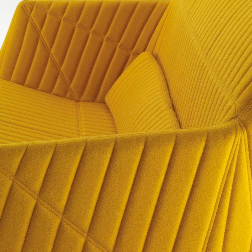 Ligne Roset 3-х местный тканевый диван Facett 14060405 - Вид №5