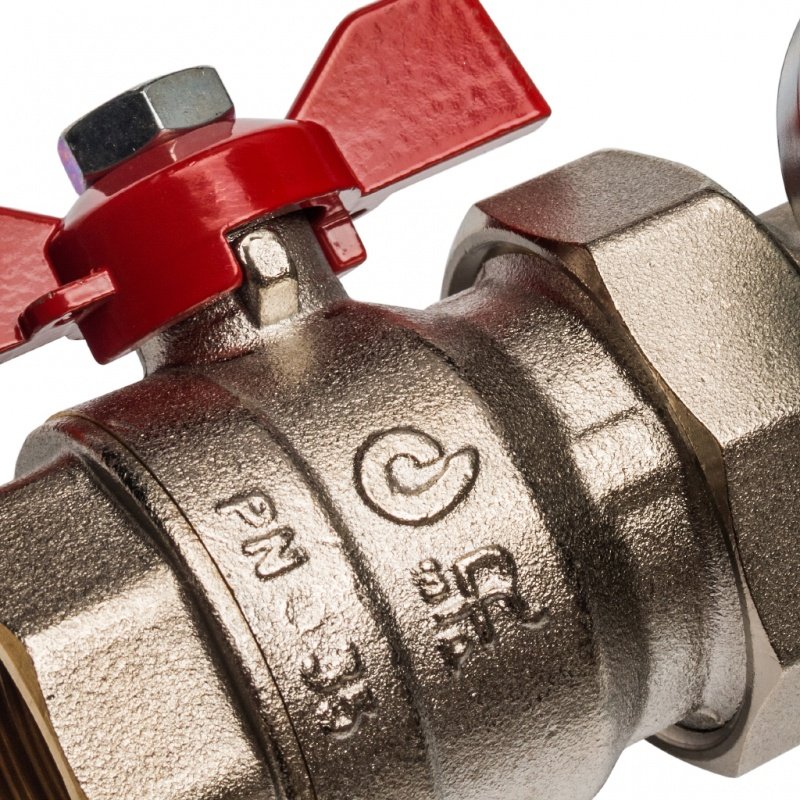 Распределительный коллектор из латуни STOUT 1" х 3/4" х 3 выхода без расходомеров SMB0468000003 - Вид №1