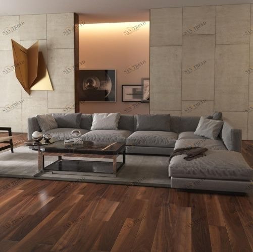 Инженерная доска Da Vinci 2-х Слойный Орех Европейский (Грецкий) Стандарт (Гладкая) 550-1450х160 мм 2600600704