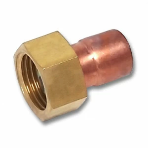 153591412 SANHA 5359G переход ВП-ВР, с накид- ной гайкой, медь 14x1/2 мм