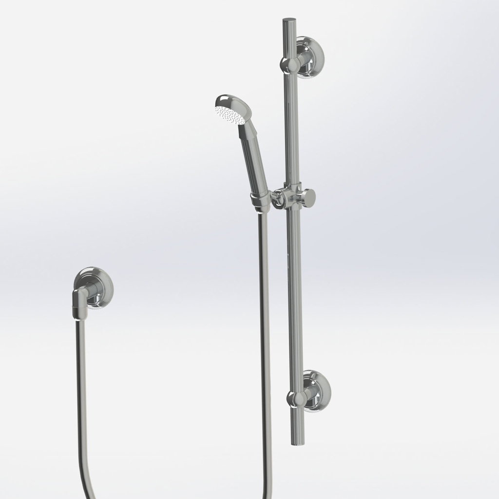C36-2211 C36-2211 Душевой комплект на раздвижной штанге ДРАГОЦЕННОСТЬ Cristal & Bronze BIJOU  - Вид №1