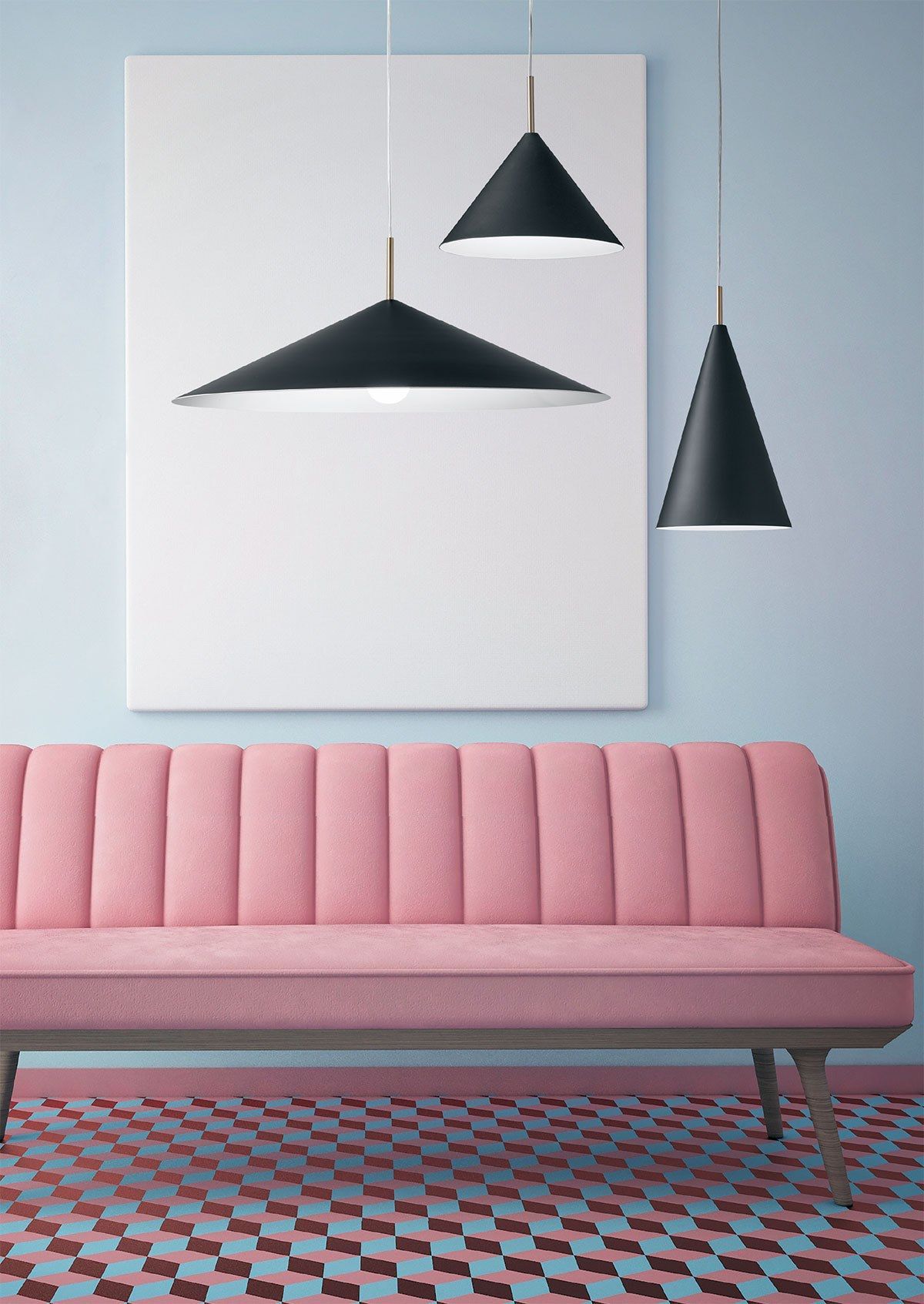 Регулируемая металлическая подвесная лампа In Stock Miloox ARCH-00091421 - Вид №1