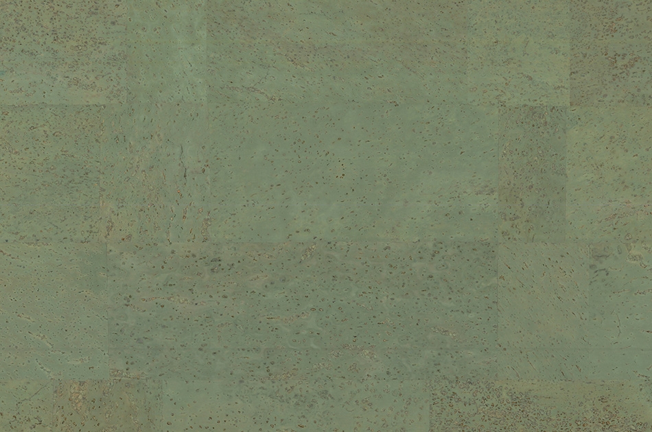 216 111 624 Окрашенный пробковый пол Mint GRANORTE Recolour