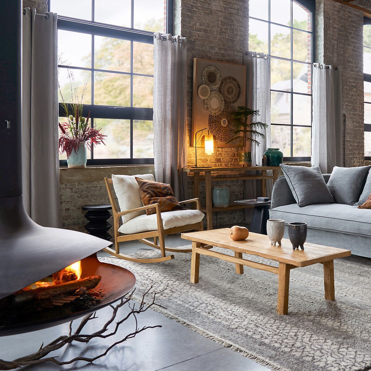 Прямоугольный журнальный столик из вяза AMPM Сумико ARCH-00091392 - Вид №4