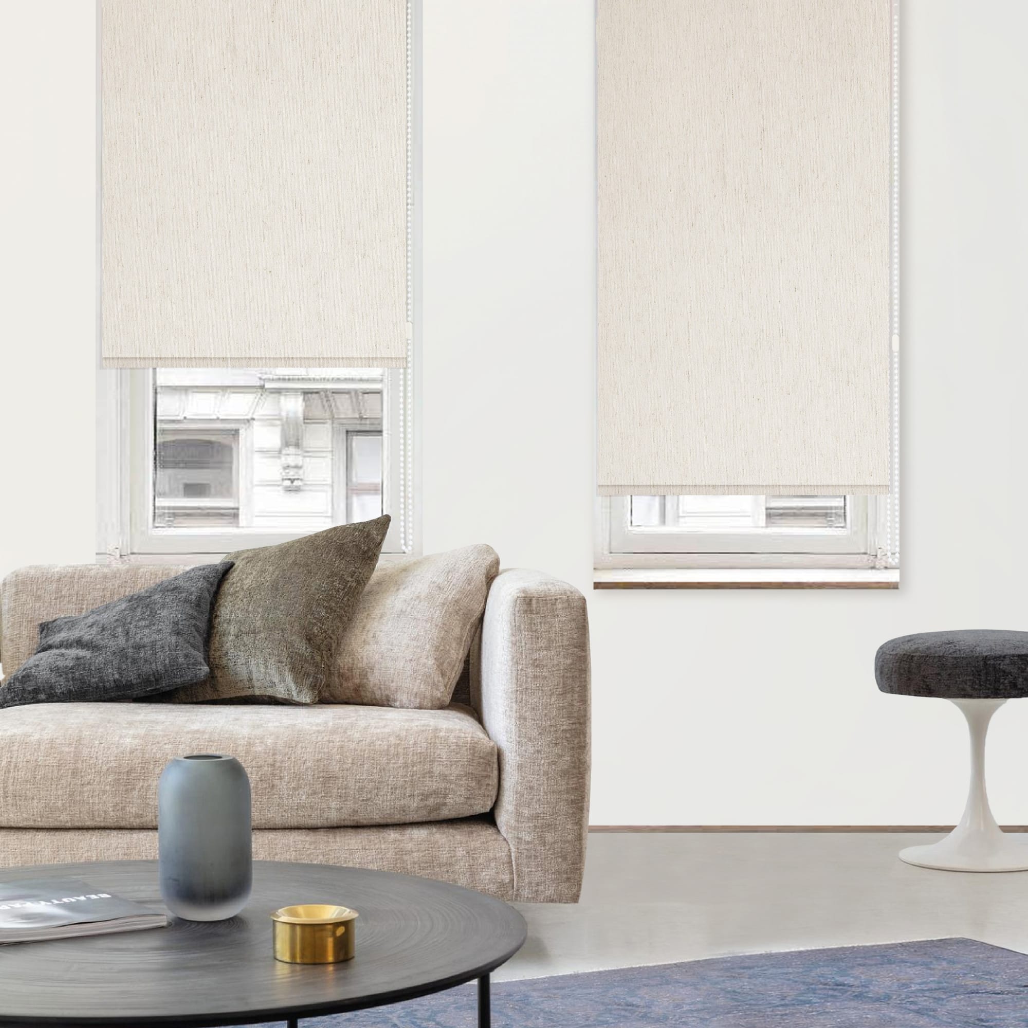 83503119 Штора рулонная Miamoza Linen 50x160 см натуральная Santreyd  - Вид №2