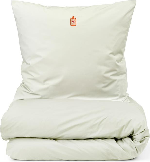 310516 Snooze Постельное белье 200x200 Feelter Sunwashed Green Normann Copenhagen 