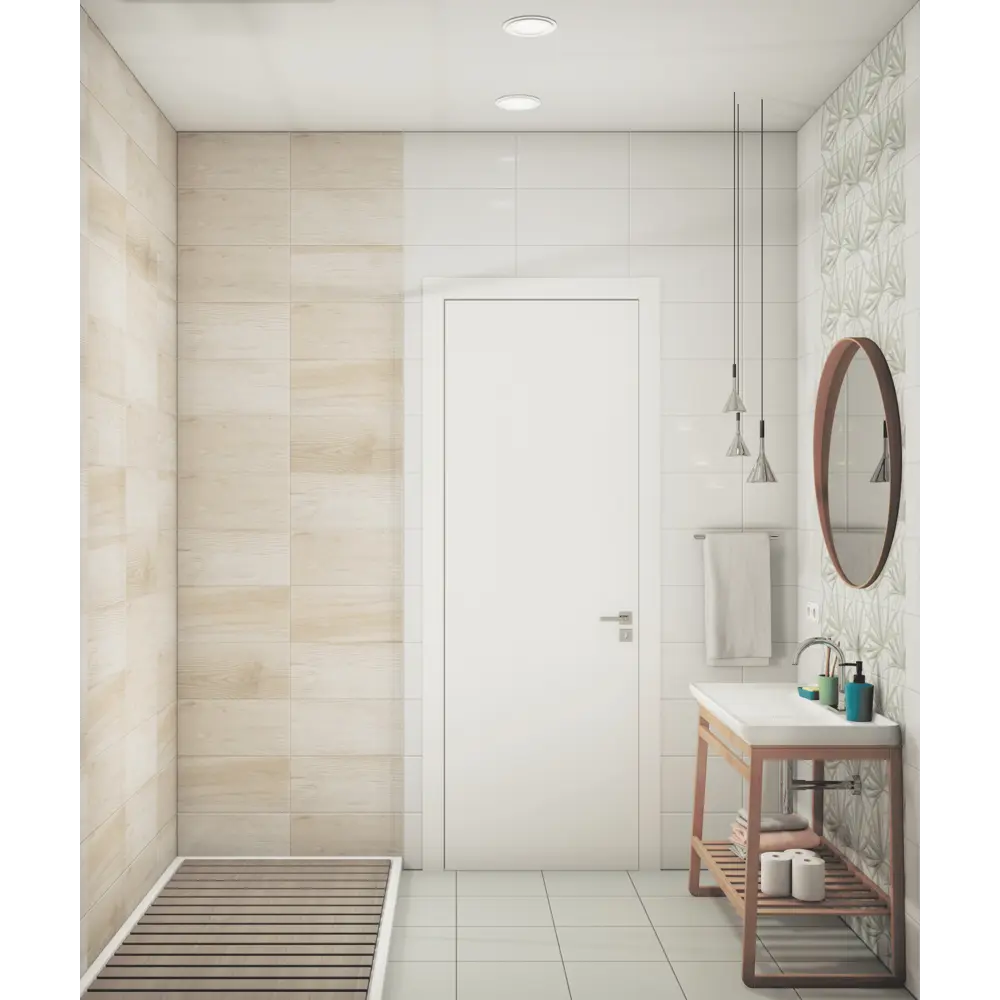Плитка настенная LB Ceramics Моана 19.8x39.8 см 1.58 м² цвет белый 82973838 STLM-2108058 - Вид №6
