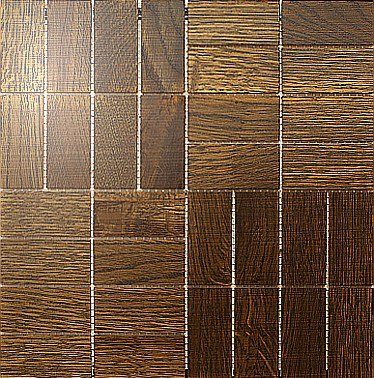 Мозаика и 3D панели из дерева Da Vinci Мозаика Comfort Old Wood 056 Дуб Селект (Гладкая) 288х288 мм 1301100056 - Вид №1