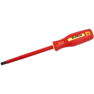 Отвертка диэлектрическая Elitech SL8.0x150 мм с магнитным наконечником 89407159