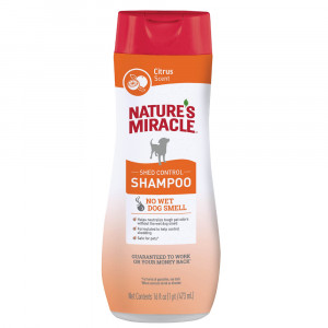 ПР0058456 Шампунь для собак NATURES MIRACLE Shed Control против линьки 473мл 8 in 1