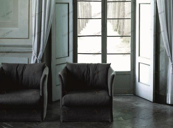 Living Divani Кресло со съемным чехлом с подлокотниками sun-id-1476233