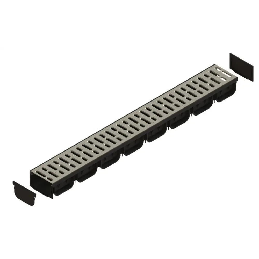 Лоток Standartpark Spark 2 пластиковый 1000x125x70 мм со стальной решеткой 84347370 STLM-2020804  - Вид №1