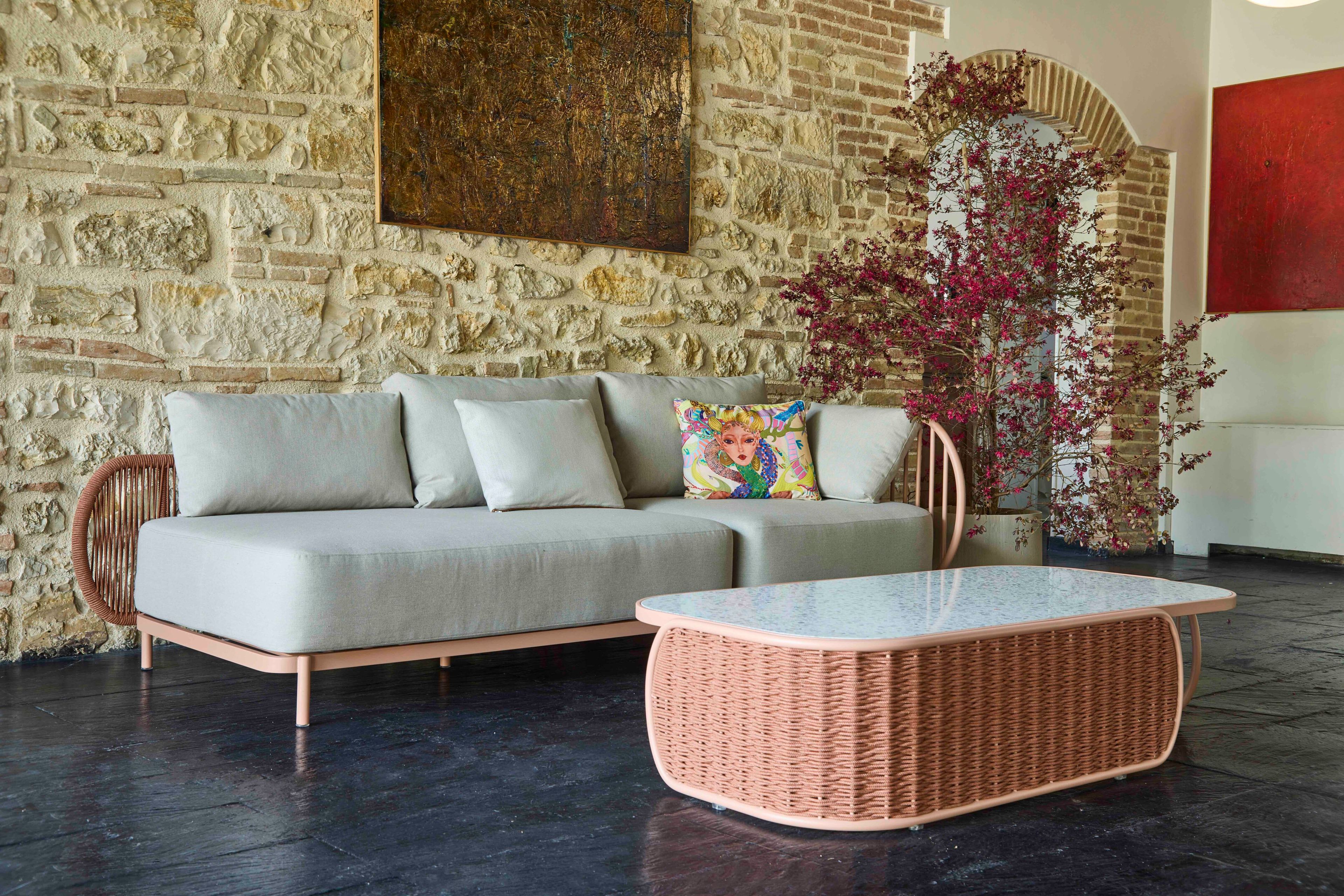 Алюминиевый низкий садовый столик YAAZ Ova ARCH-00112546 - Вид №7