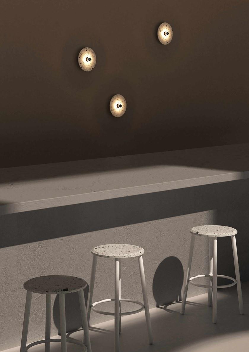 Bentu Design Барный стул венецианский терраццо с подставкой для ног Ding C223440-c223450  - Вид №4