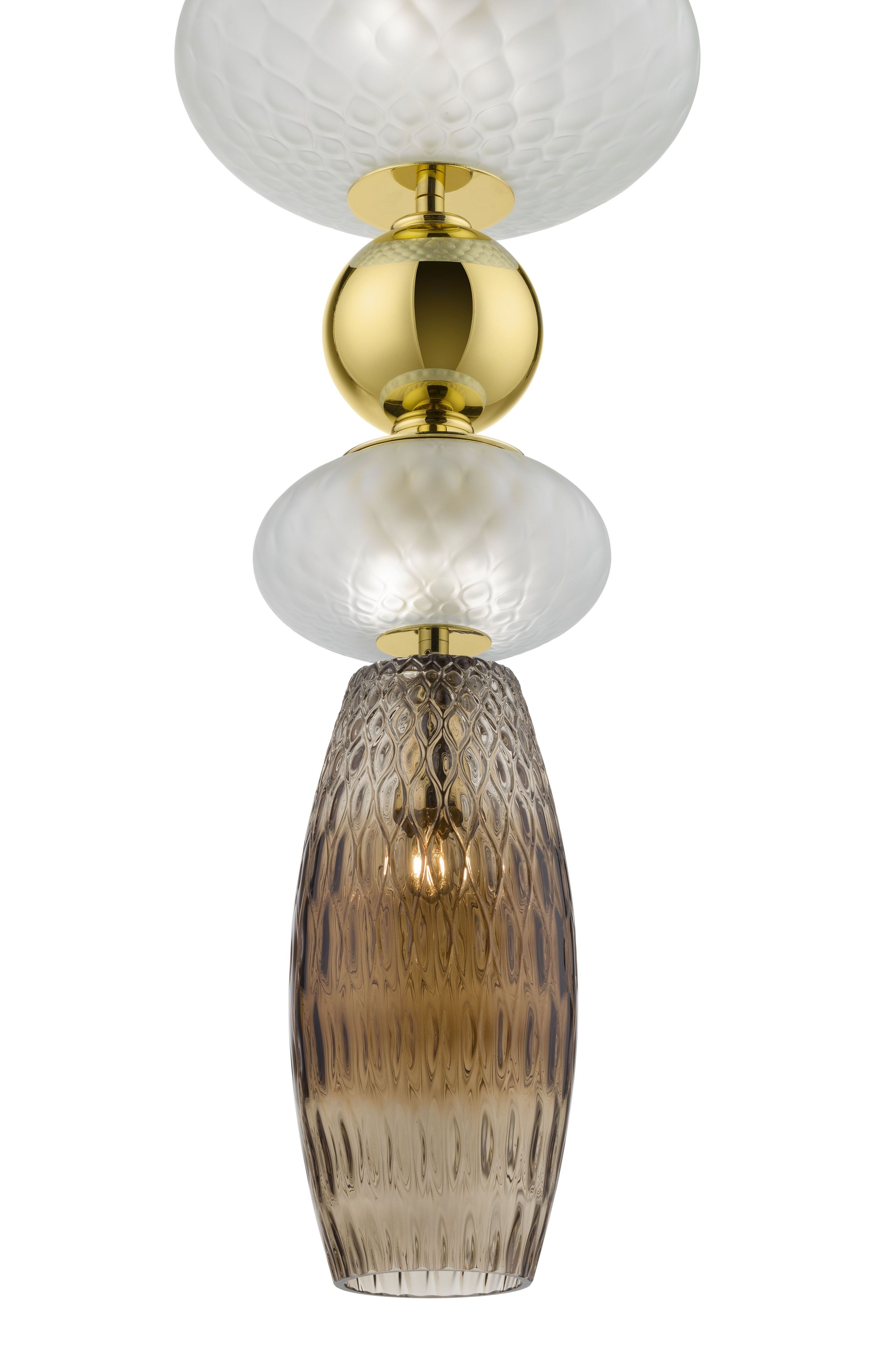 Светодиодный подвесной светильник из боросиликатного стекла Euroluce Lampadari Harmony ARCH-00035461 - Вид №1
