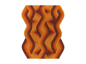 Шерстяной ковер с рисунком