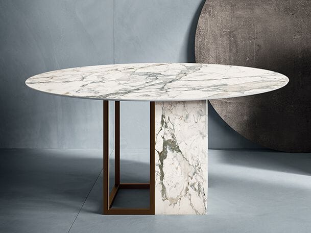 Круглый стол из керамогранита CERAMICA FONDOVALLE SHAPE ARCH-00139178