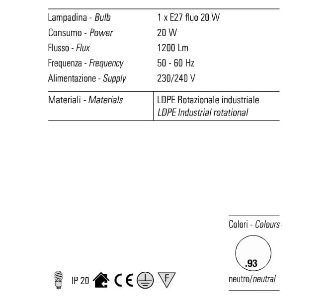 Пластиковый подвесной светильник Vgnewtrend InsideOut ARCH-00045141 - Вид №9