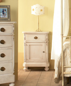 3872 Tifernoit Прикроватная тумбочка с одним ящиком, дверца Zona Notte