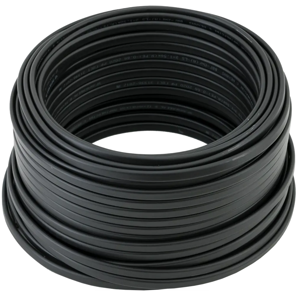 Кабель Угличкабель ВВГпнг(A)-LS 3x1.5 50 м ГОСТ цвет черный 82641034 STLM-2021994 