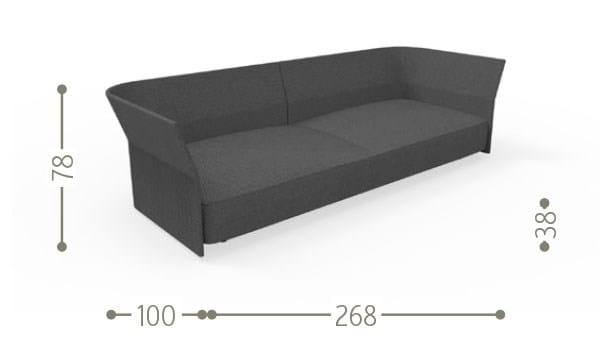 3-местный веревочный садовый диван Talenti ARCH-00133269 - Вид №4